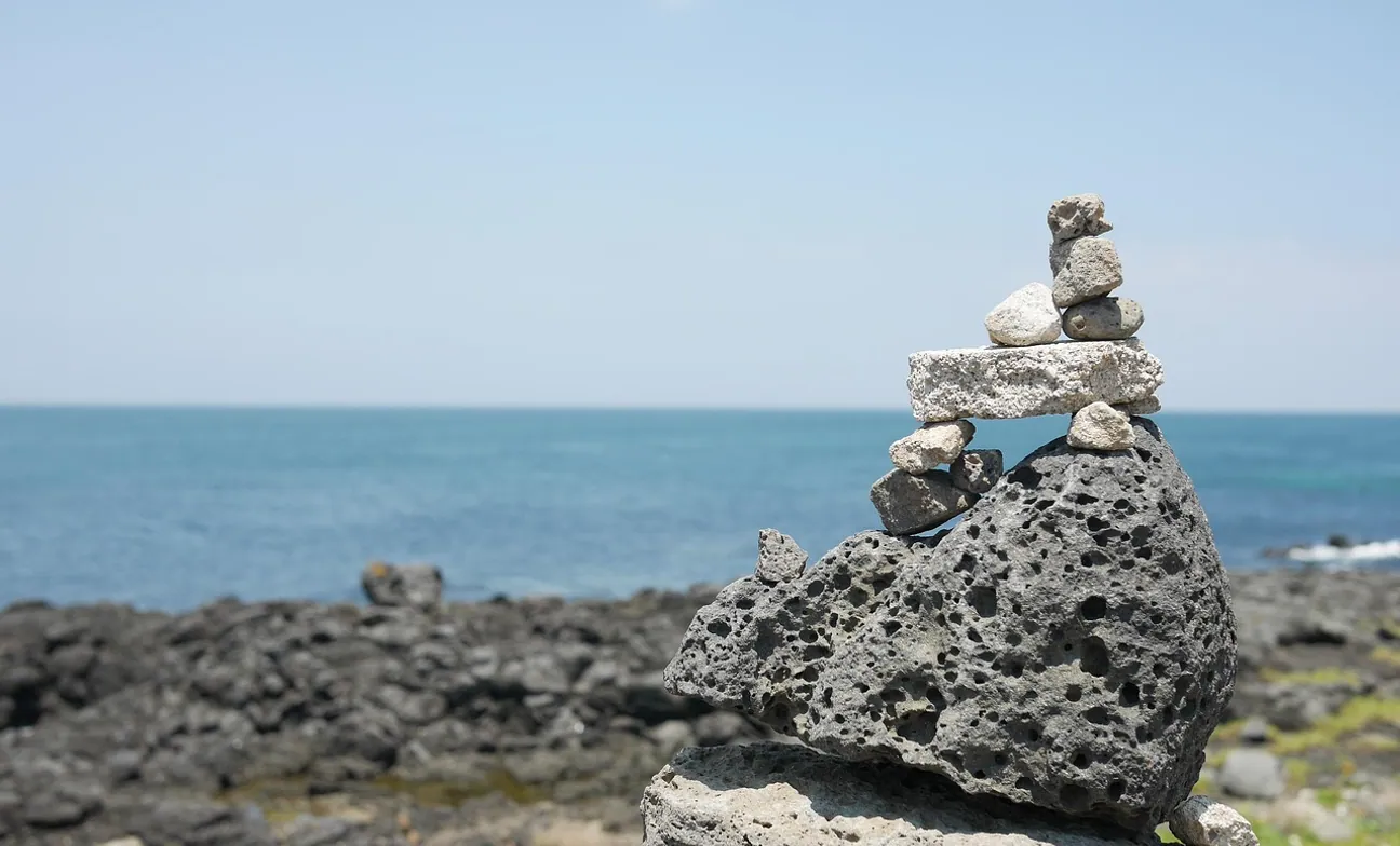 잔잔한 제주 해변